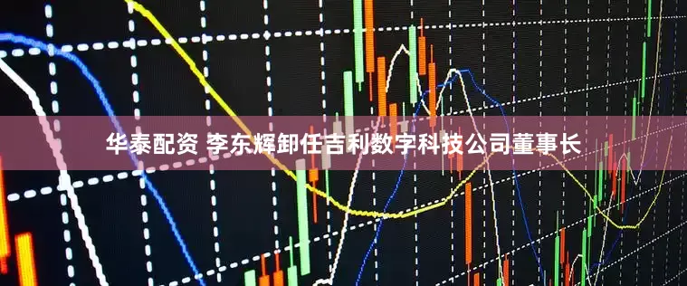 华泰配资 李东辉卸任吉利数字科技公司董事长